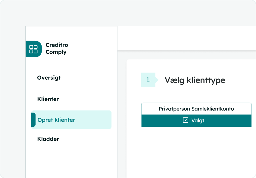 Creditro Comply Light - Samleklientkonto