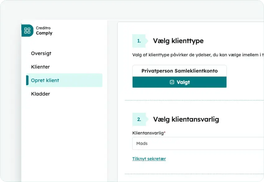 Creditro Comply Light - Samleklientkonto