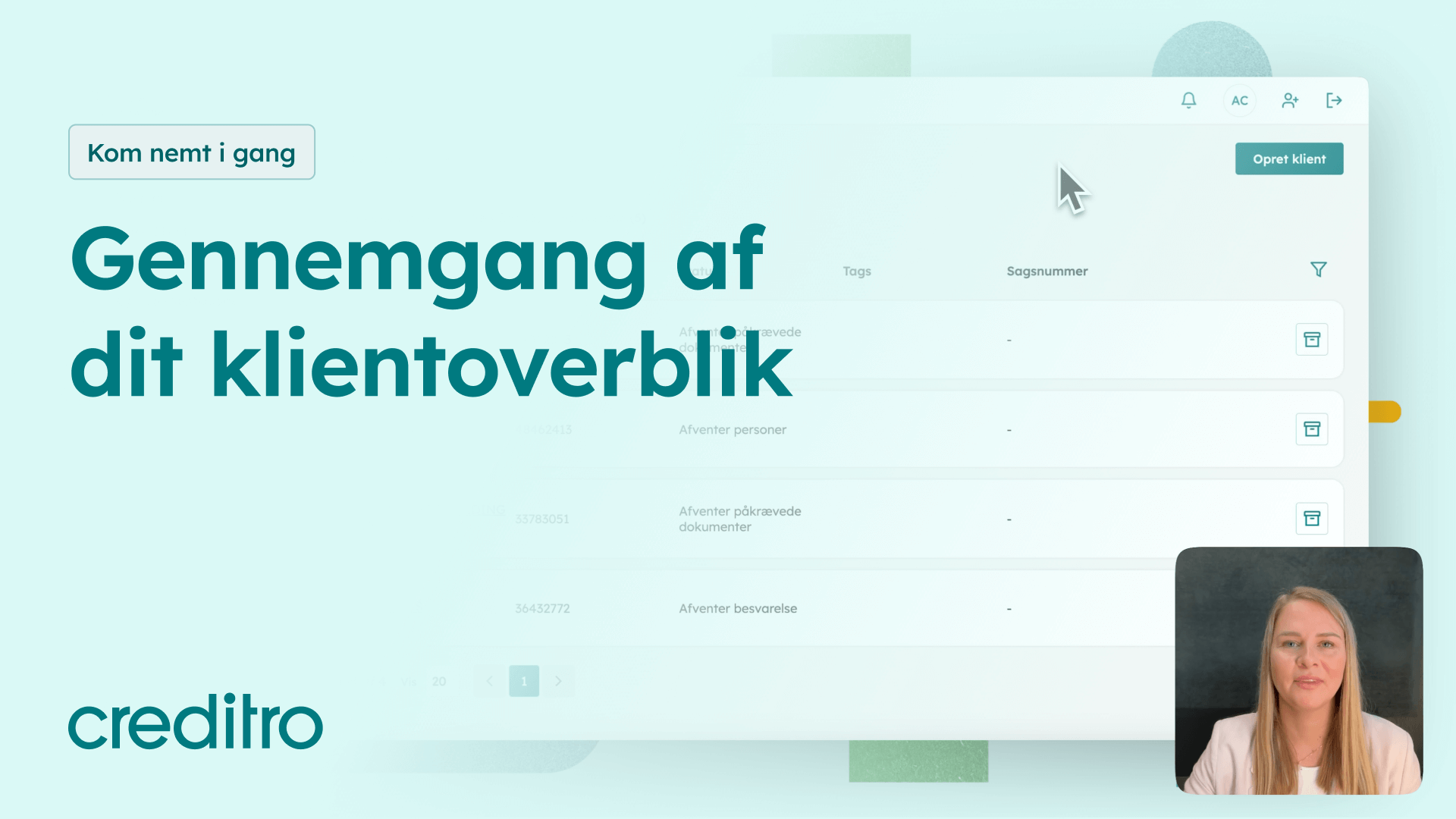 02 - Gennemgang af dit klientoverblik