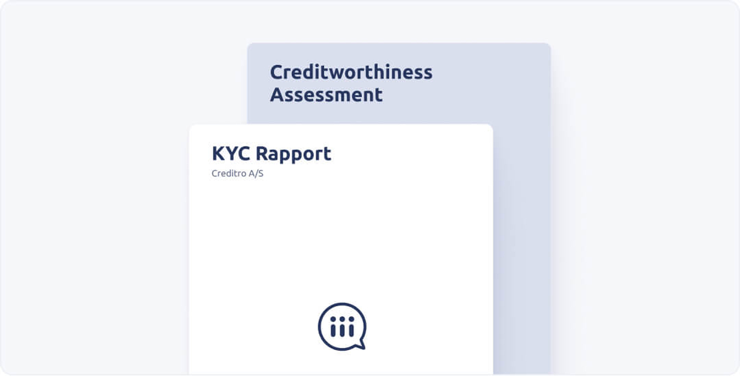 Rapport KYC + Kreditværdighedsvurdering