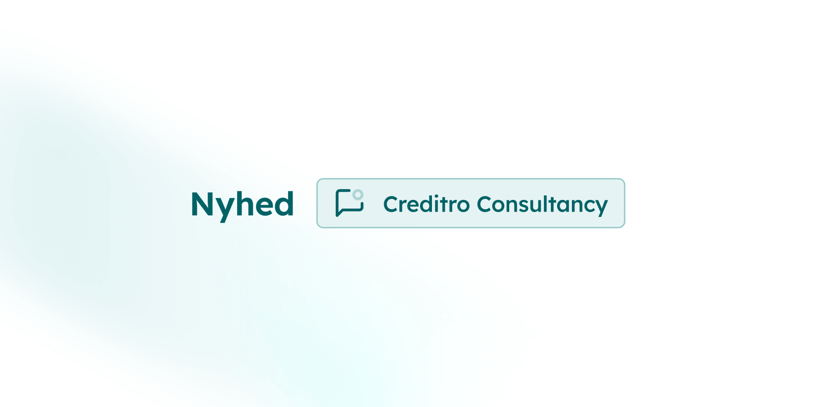 Specialised consulting with Creditro